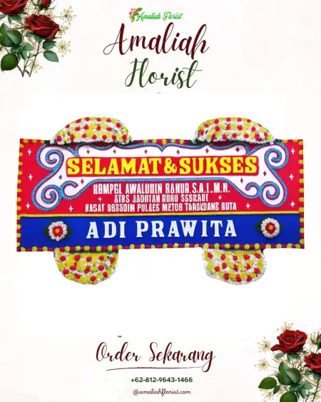 Papan Bunga Ucapan Selamat Sindur
